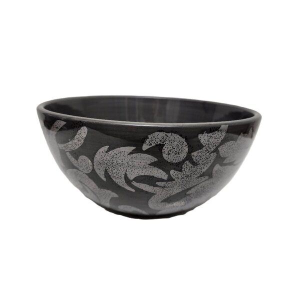 Limited Edition Laurie Gate The Regency Collection Serving/Fruit Bowl RARE Gray - Picture 1 of 9